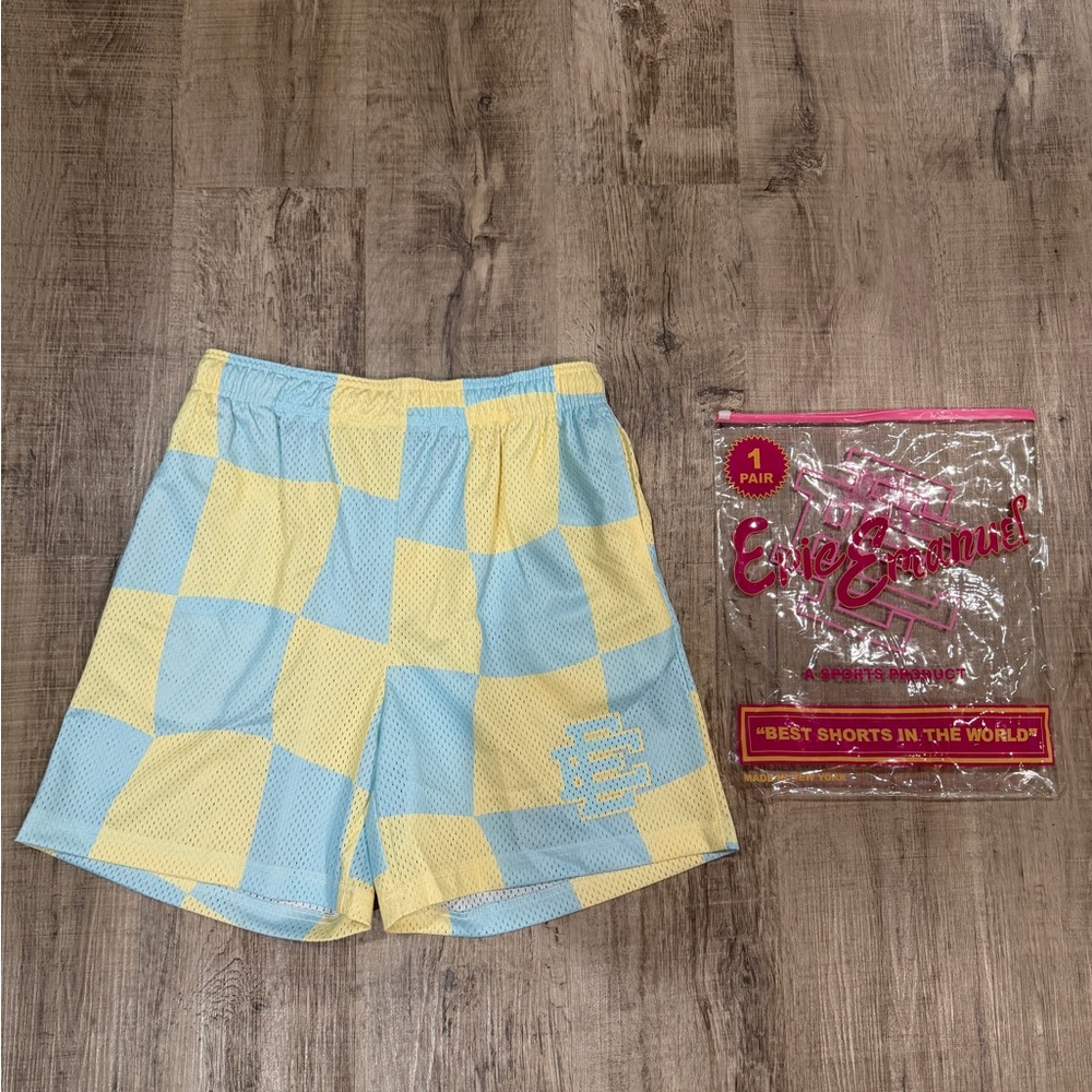 Blue and Yellow Checkered Eric Emanuel | Large